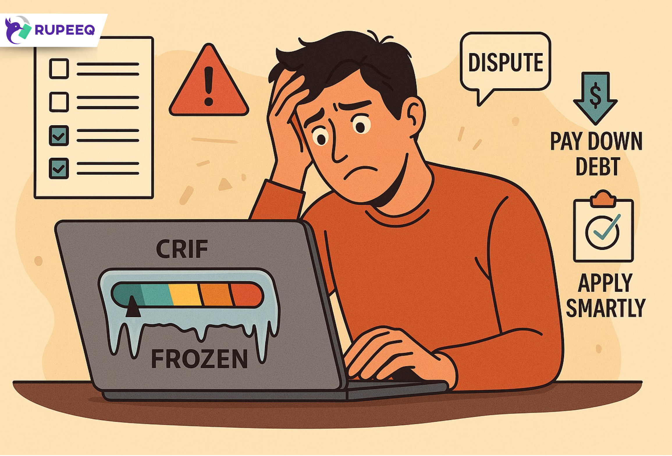 crif score stuck